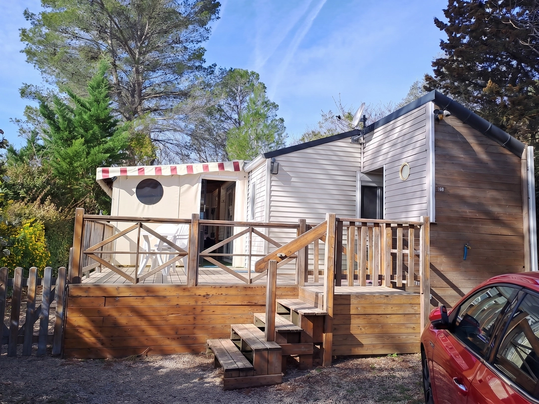Mobil-home Louisiane Sumba terrasse